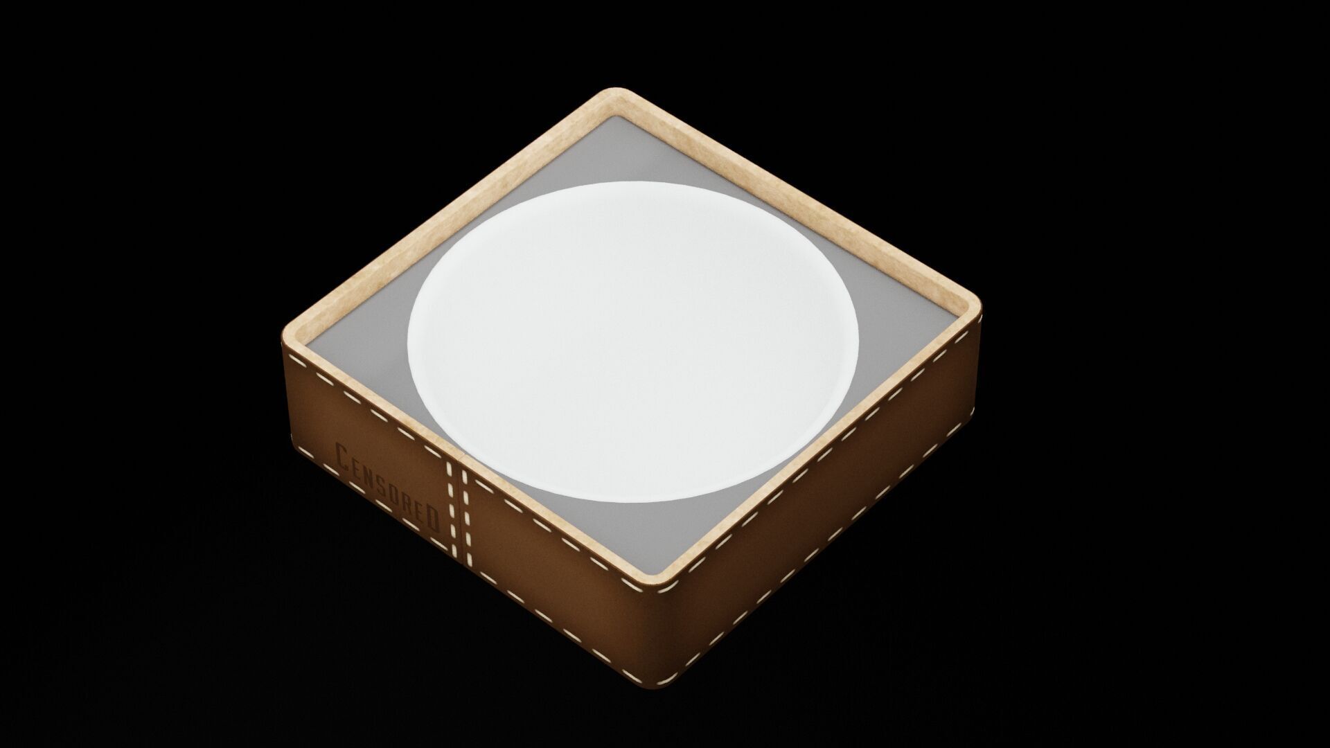 Clip Tray Low-poly 3D model_1