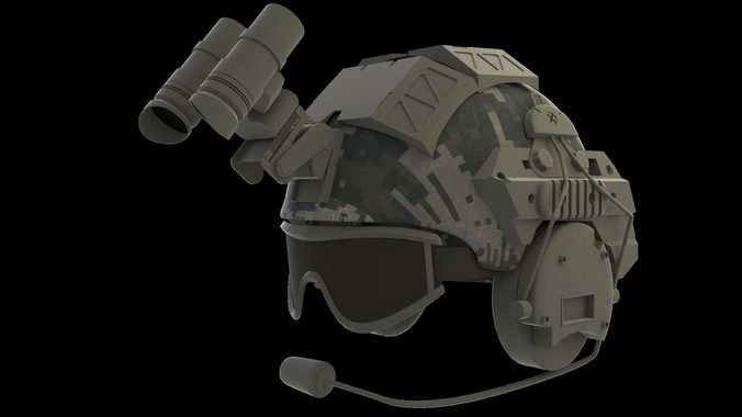 army helmet 3D model