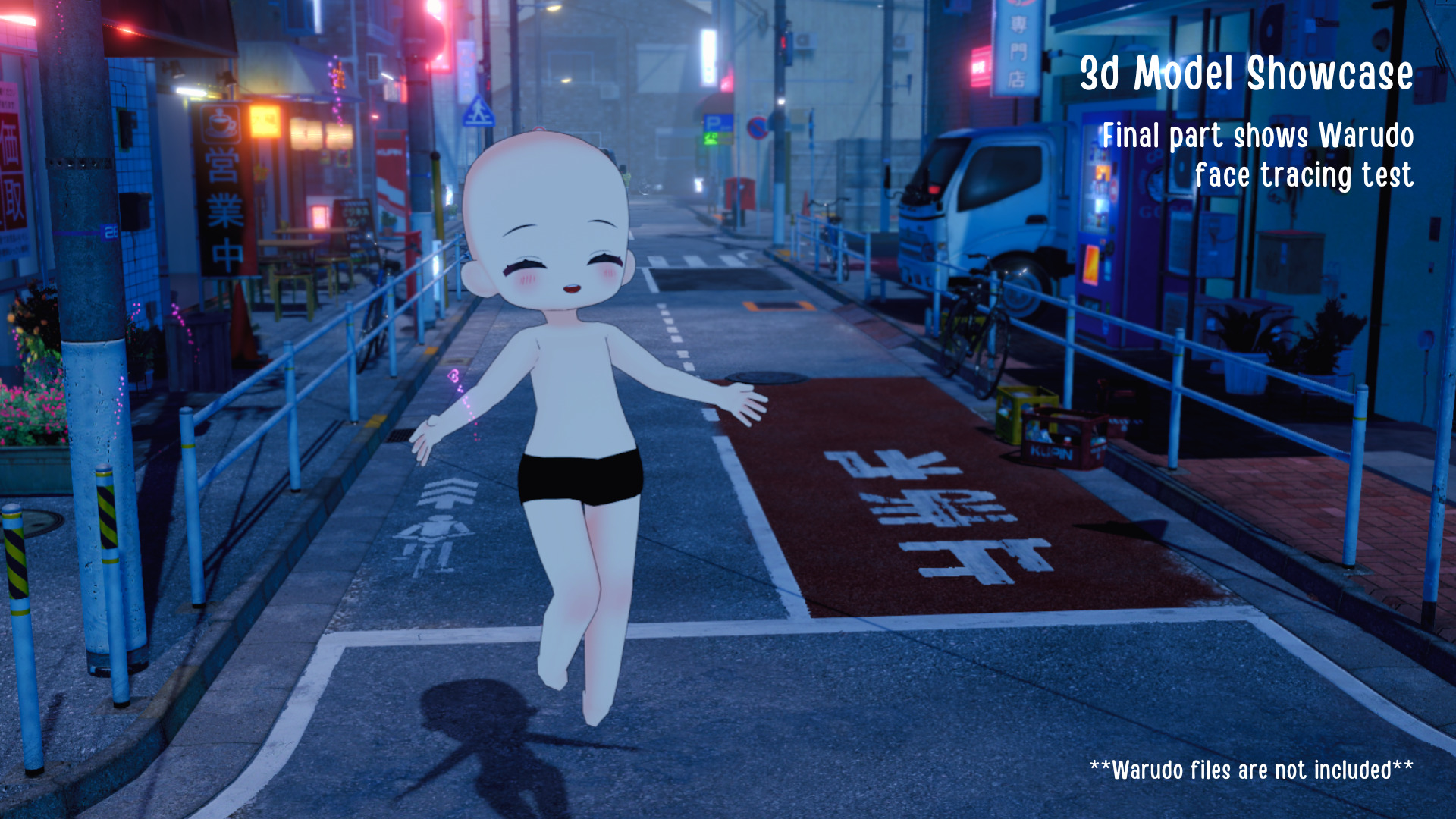 Anime Chibi Base Mesh 3D model_11
