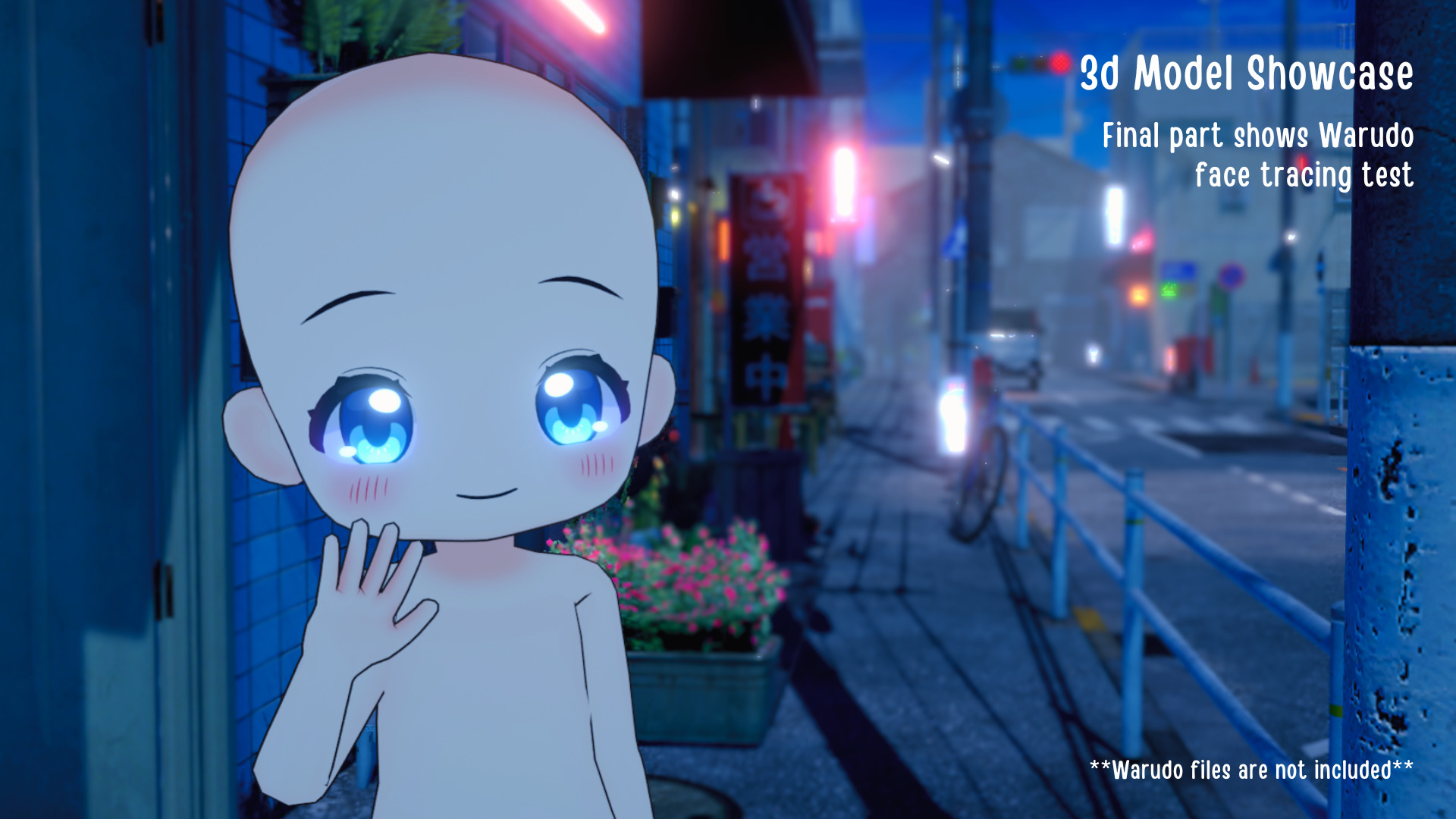 Anime Chibi Base Mesh 3D model_9