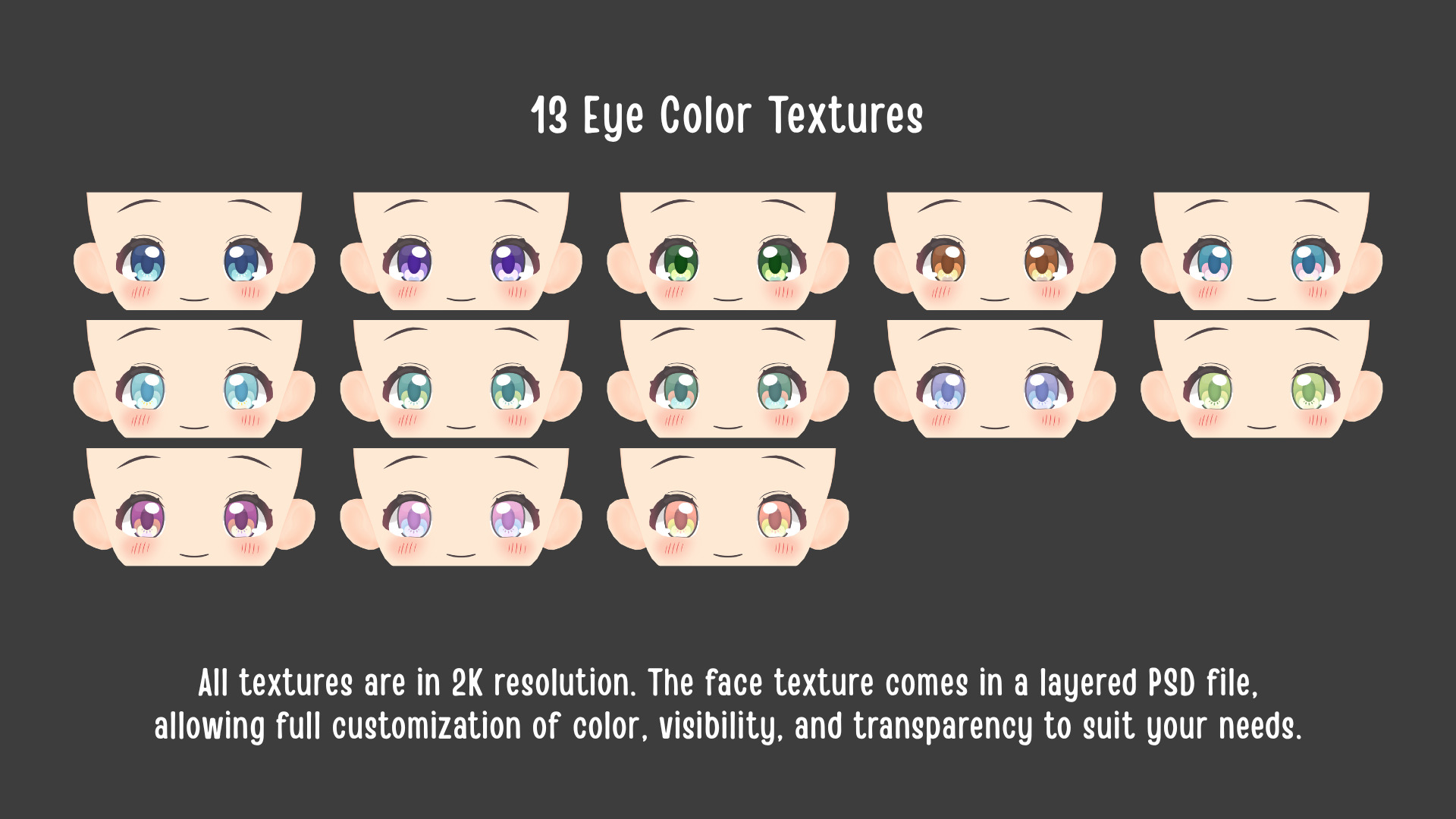 Anime Chibi Base Mesh 3D model_5