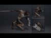 Gloom Swordman Damaged Low-poly 3D model_2