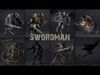 Gloom Swordman Damaged Low-poly 3D model_3
