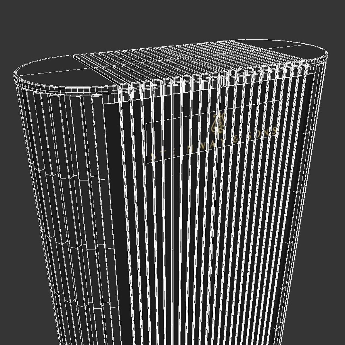 Steinway and Sons Model o floor speaker 3D model_8