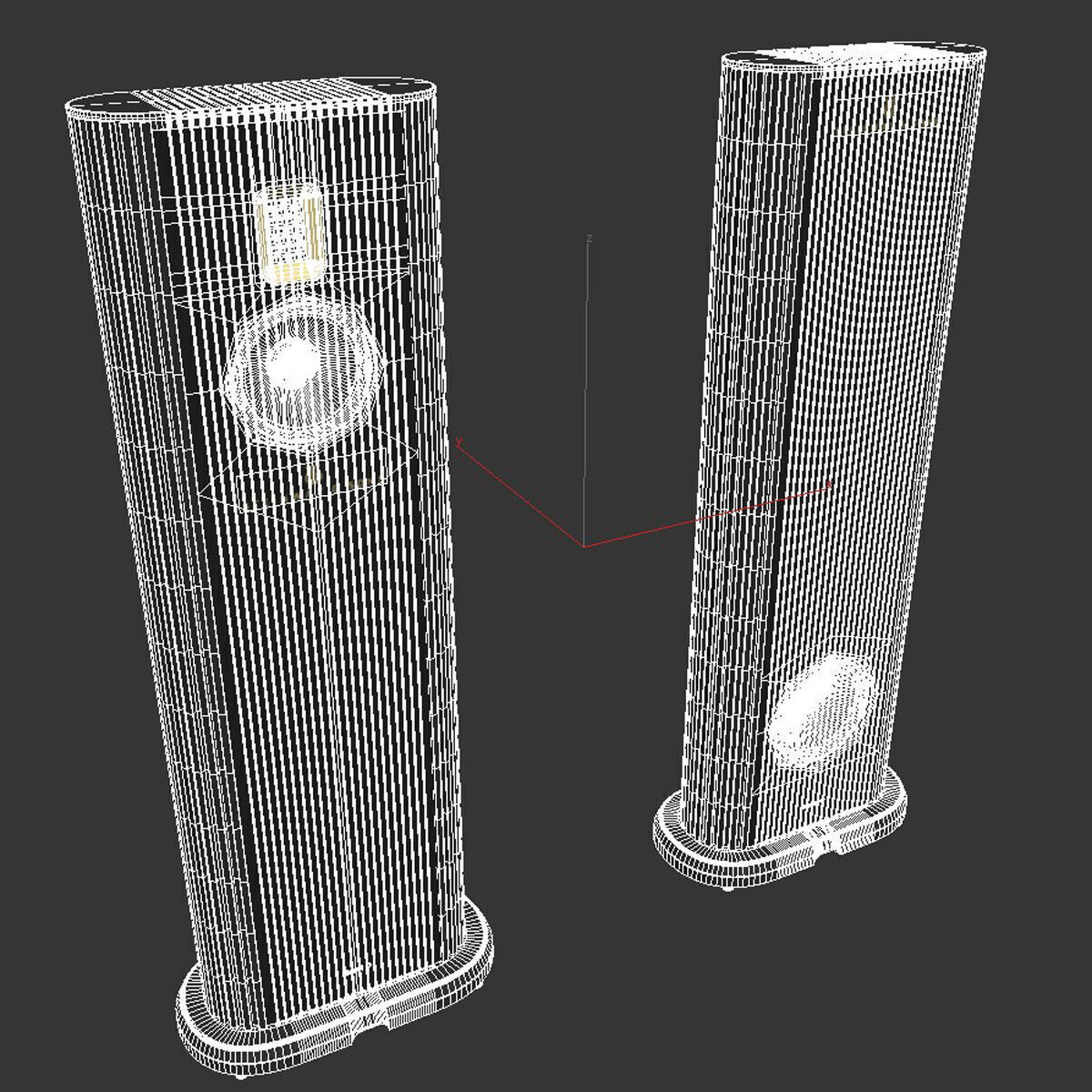 Steinway and Sons Model o floor speaker 3D model_9