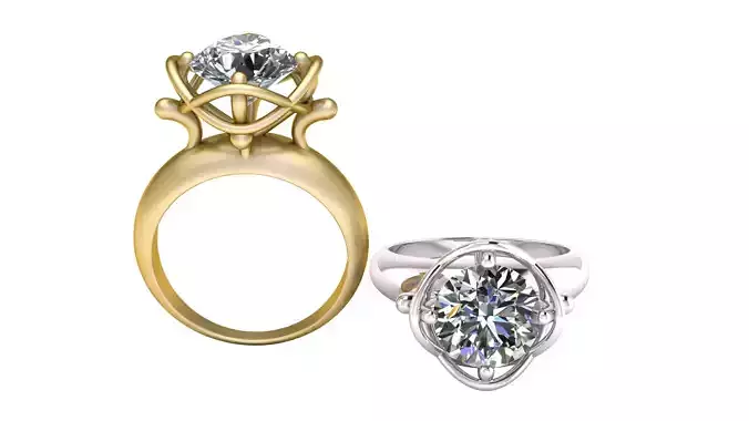 solitaire diamond ring
