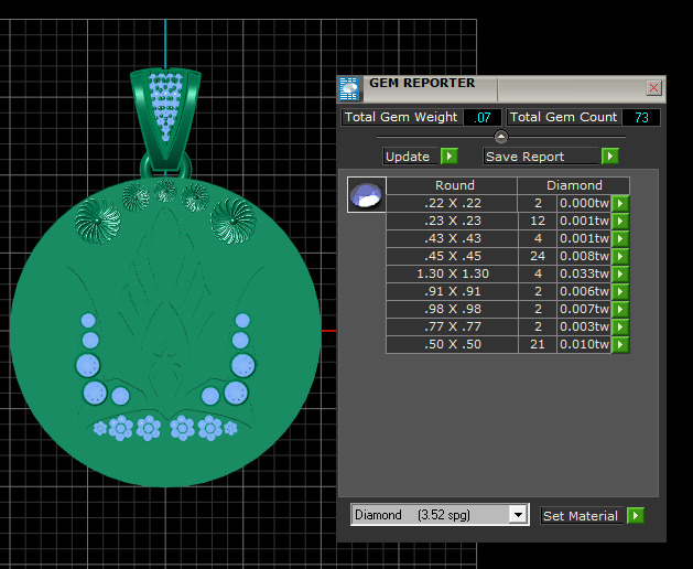 modern fashion jewelry PENDANT 3D print model_5