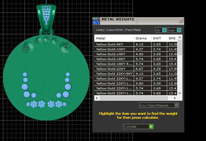 modern fashion jewelry PENDANT 3D print model_6