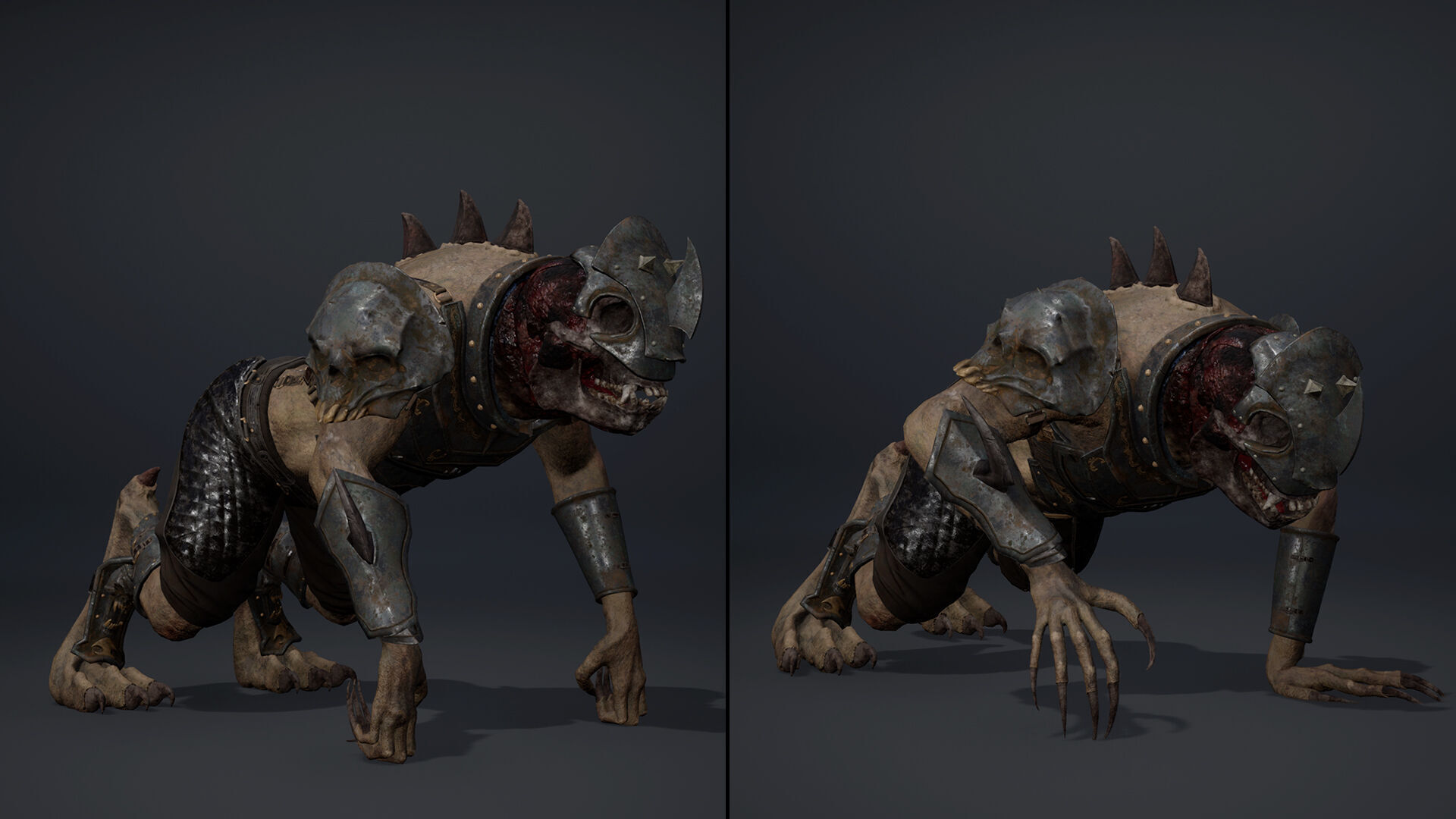 Gloom Swordman Arm1 Brutal Low-poly 3D model_9