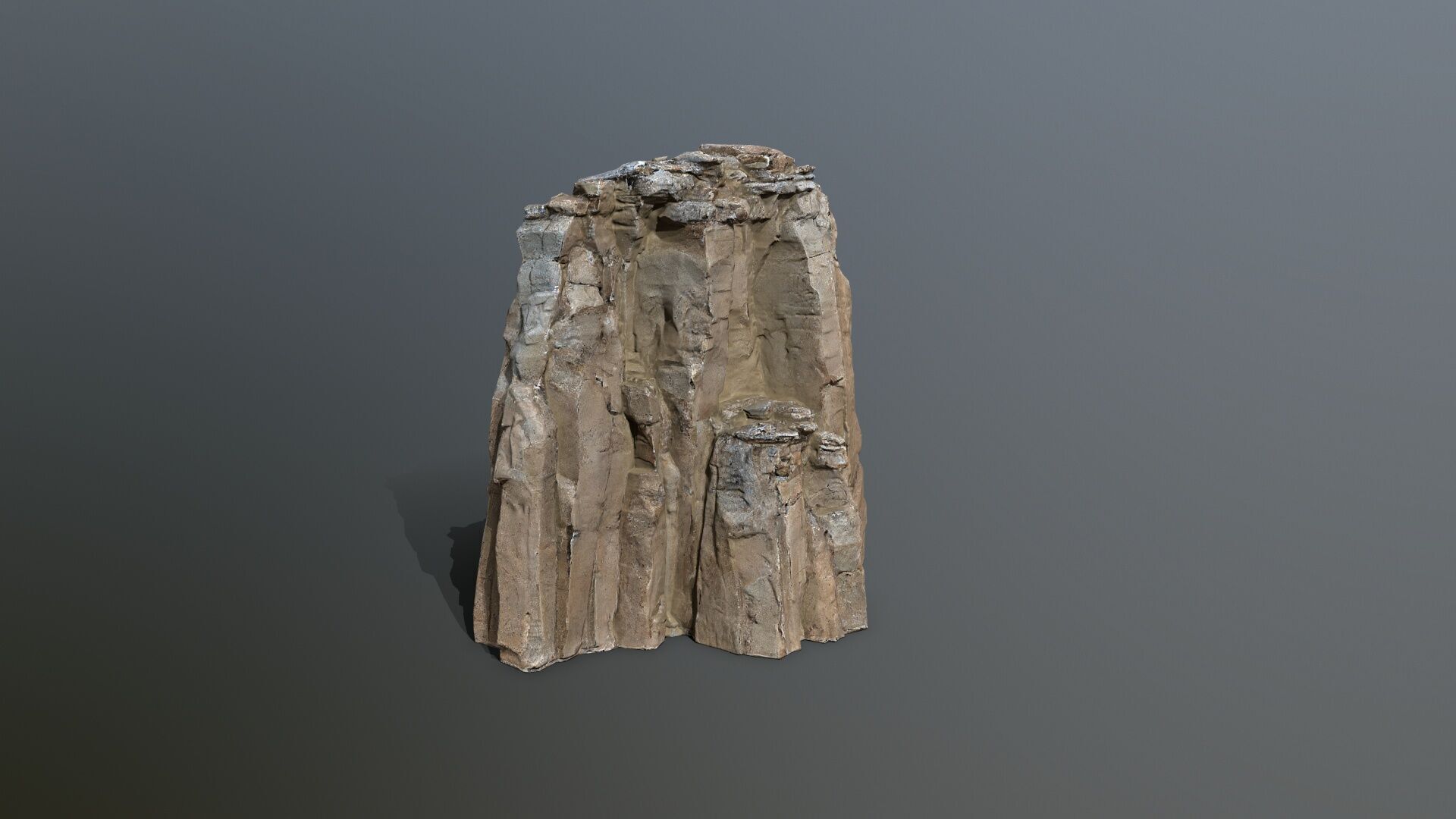 Desert  Rock Set Low-poly 3D model_4