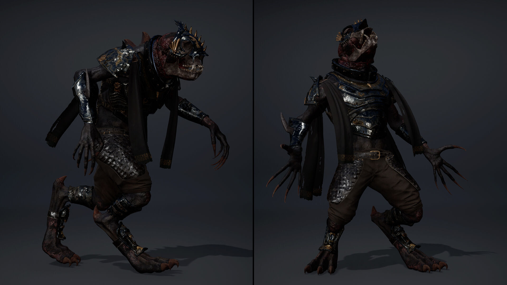 Gloom Swordman Arm1 Low-poly 3D model_11