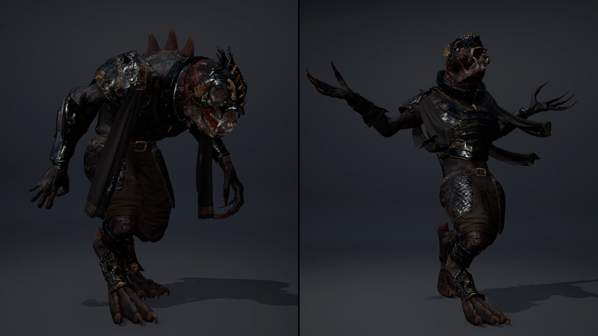 Gloom Swordman Arm1 Low-poly 3D model_14