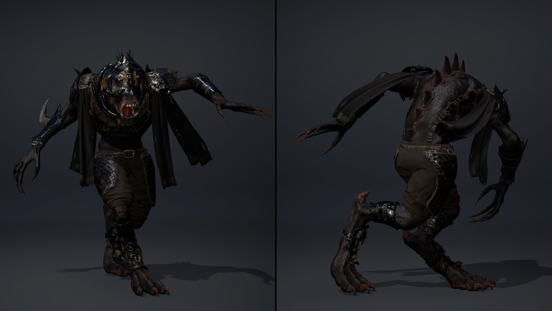 Gloom Swordman Arm1 Low-poly 3D model_13