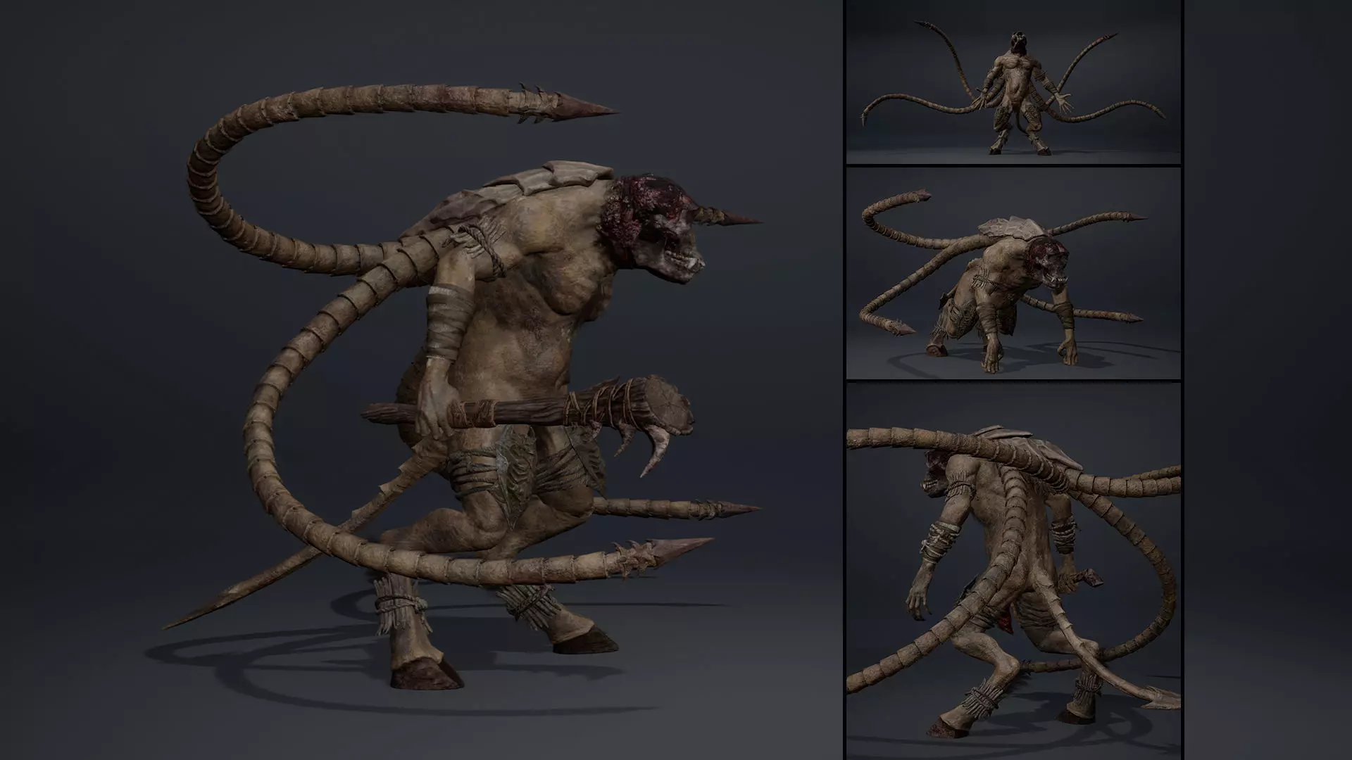 Gloomclaw Fatty Brutal Low-poly 3D model