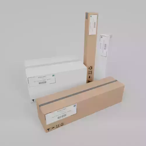 Mixed Proportions Boxes Quad - Rigged and Customizable 3D Model Collection