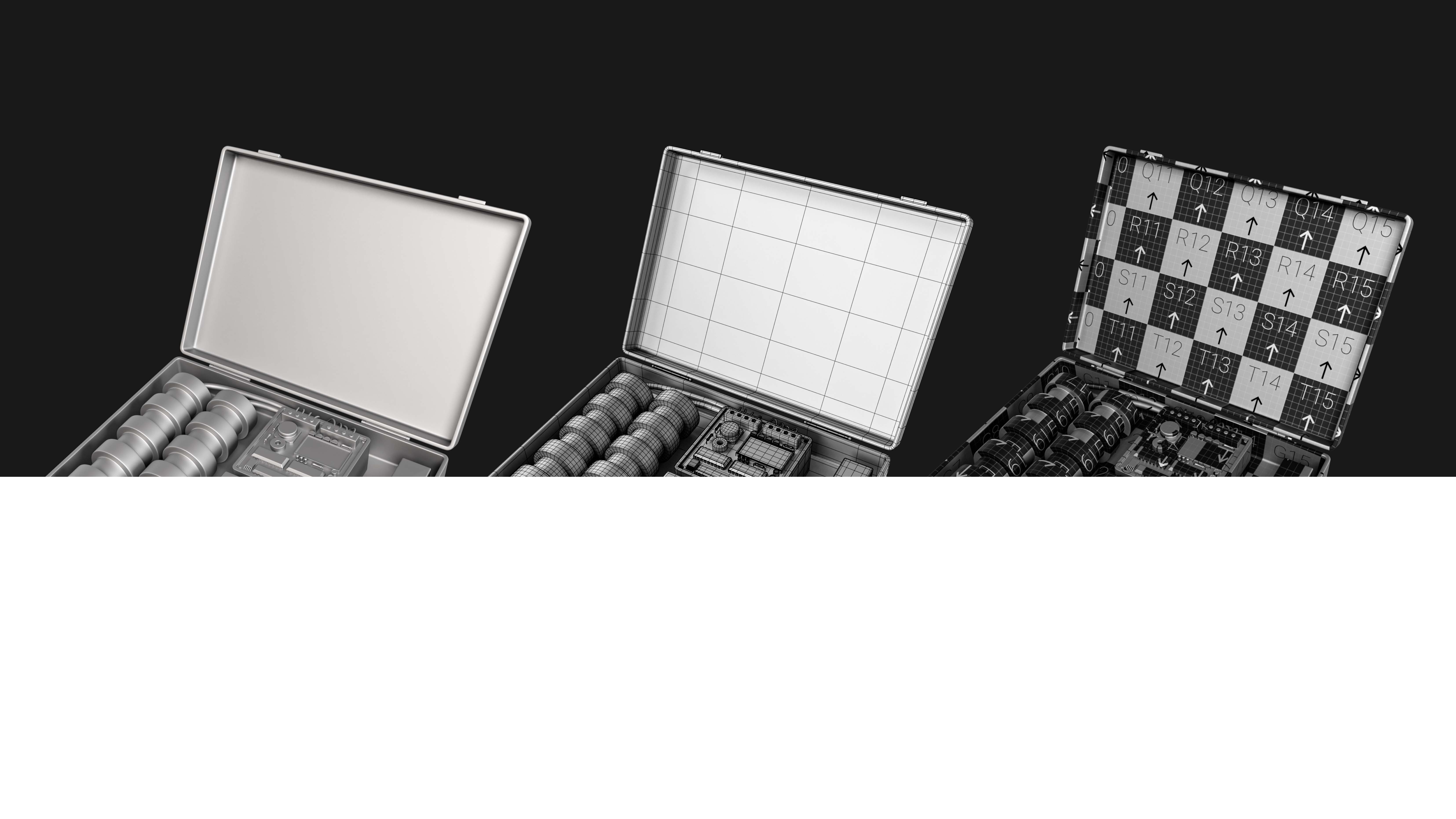 Explosives Mega Pack 100 Meshes Grenades Bombs Mines Dynamites Low-poly 3D model_62