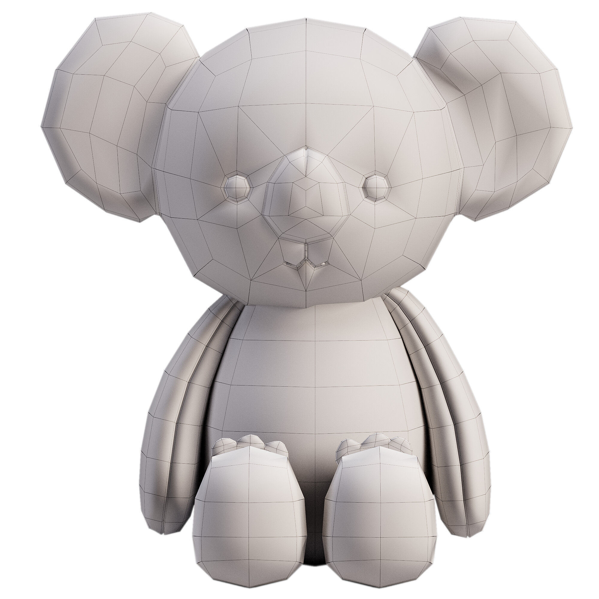 koala toy 3D model_1