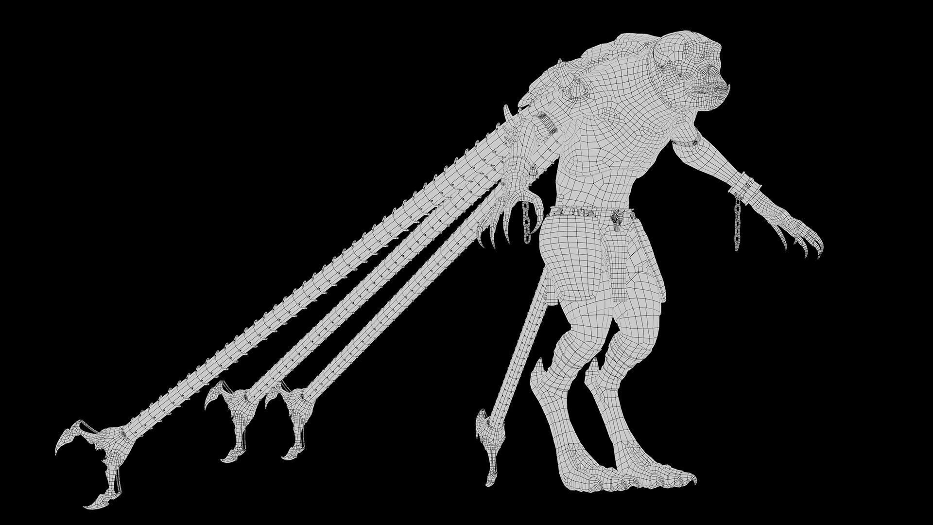 Gloomclaw Spicky Low-poly 3D model_18