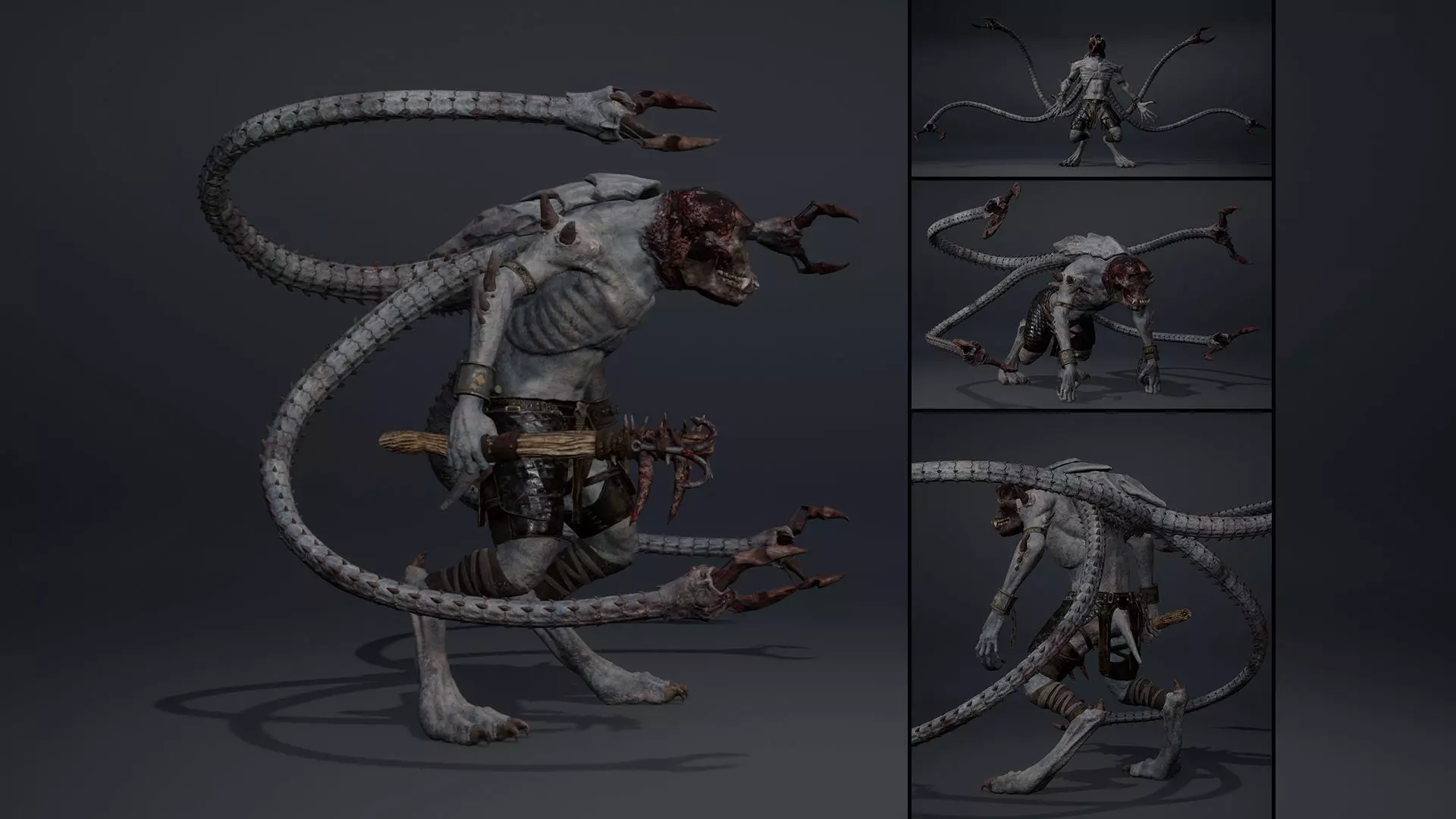 Gloomclaw Spicky Low-poly 3D model_0