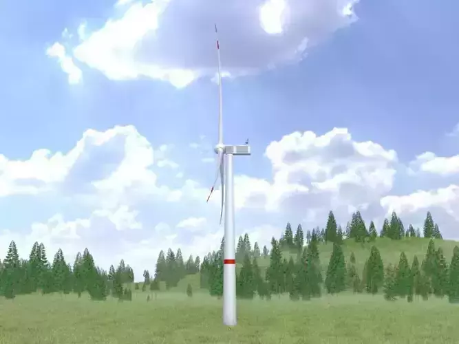 Wind turbine V1 H-115 DR-172 m