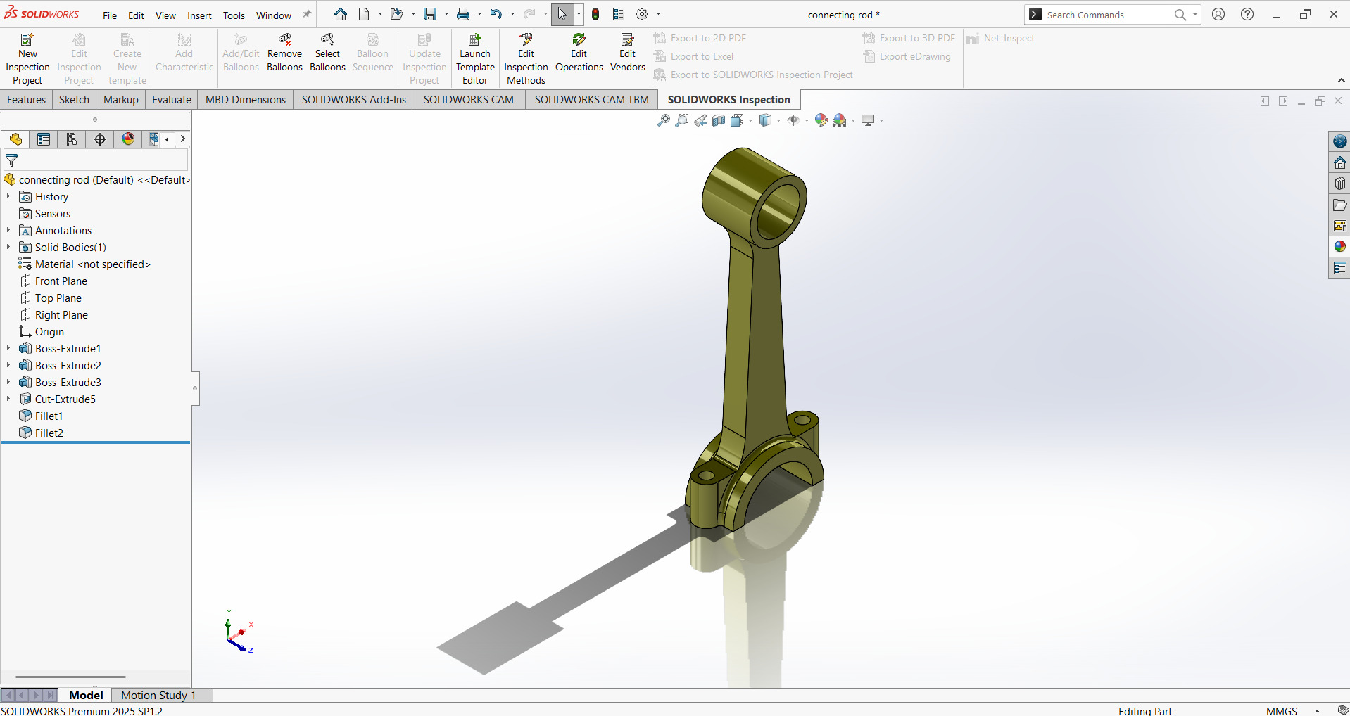 4 Cylindrical Engine 3D print model_3