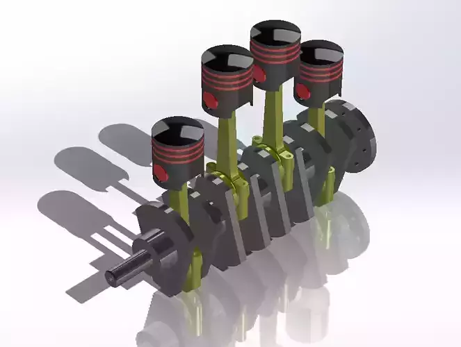 4 Cylindrical Engine