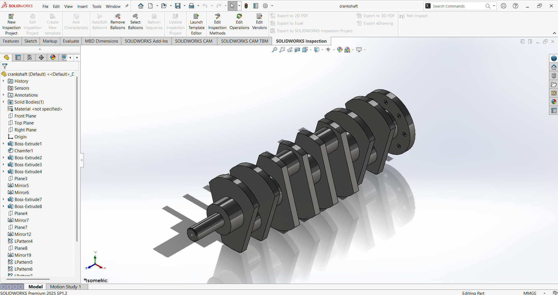 4 Cylindrical Engine 3D print model_2
