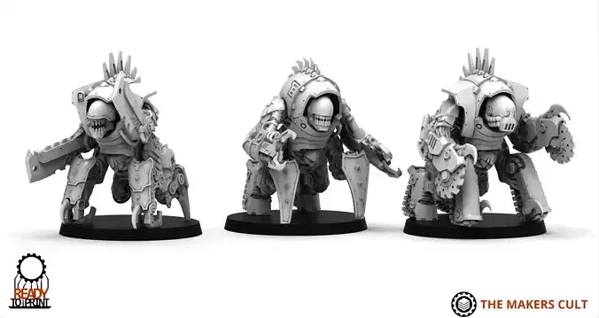 Iron Hive - Xentry guards MK2 3D print model