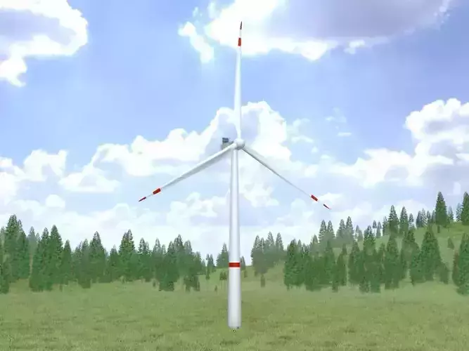 Wind turbine V1 H-120 RD 160 m