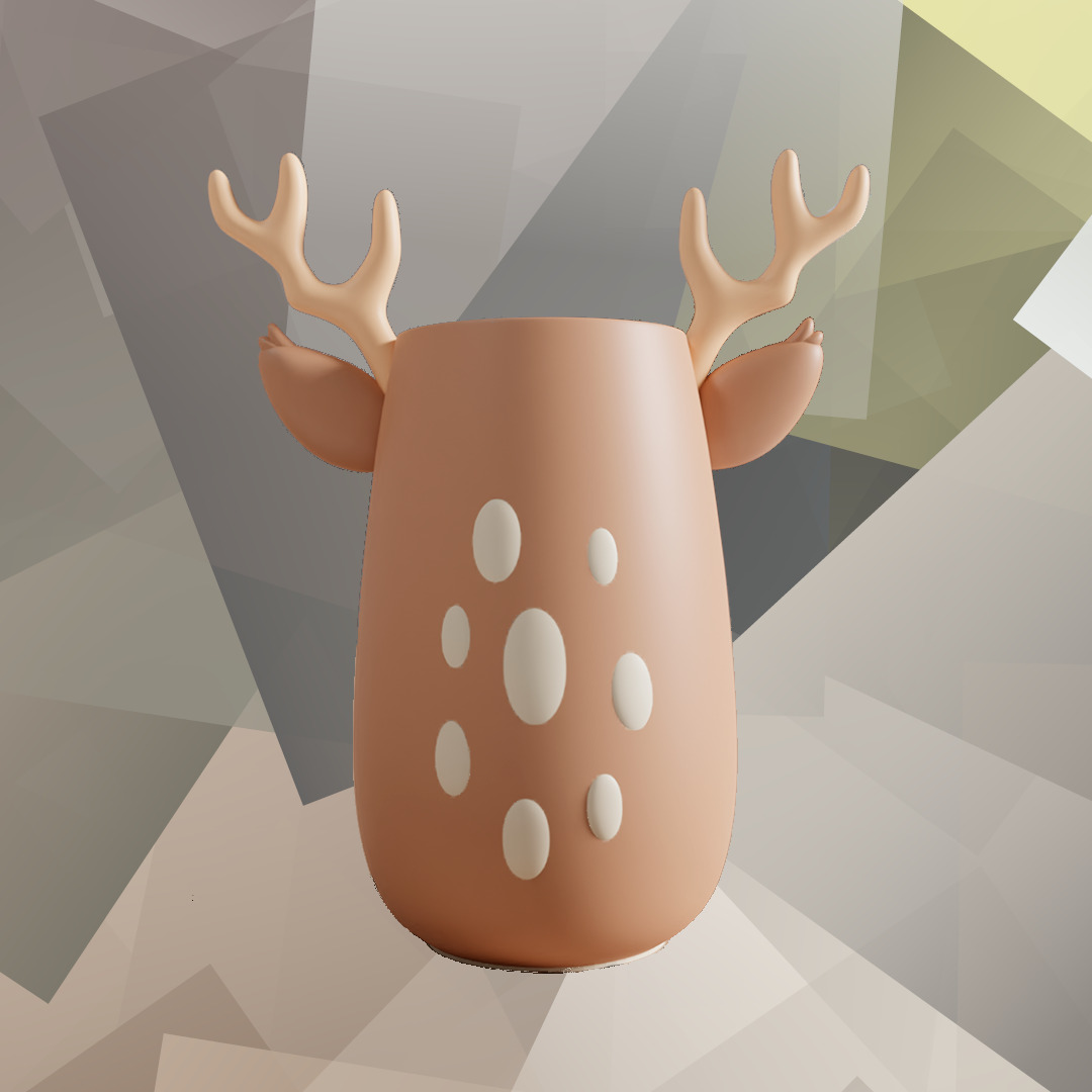 Animals Jar 3D print model_4
