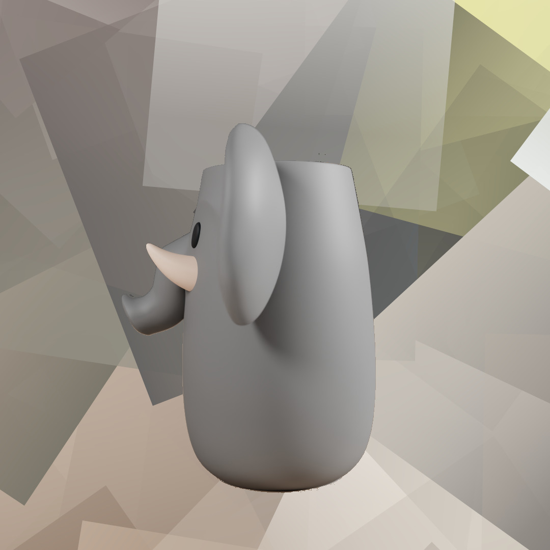 Animals Jar 3D print model_1