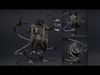 Gloom Archer Tentacle Low-poly 3D model_2