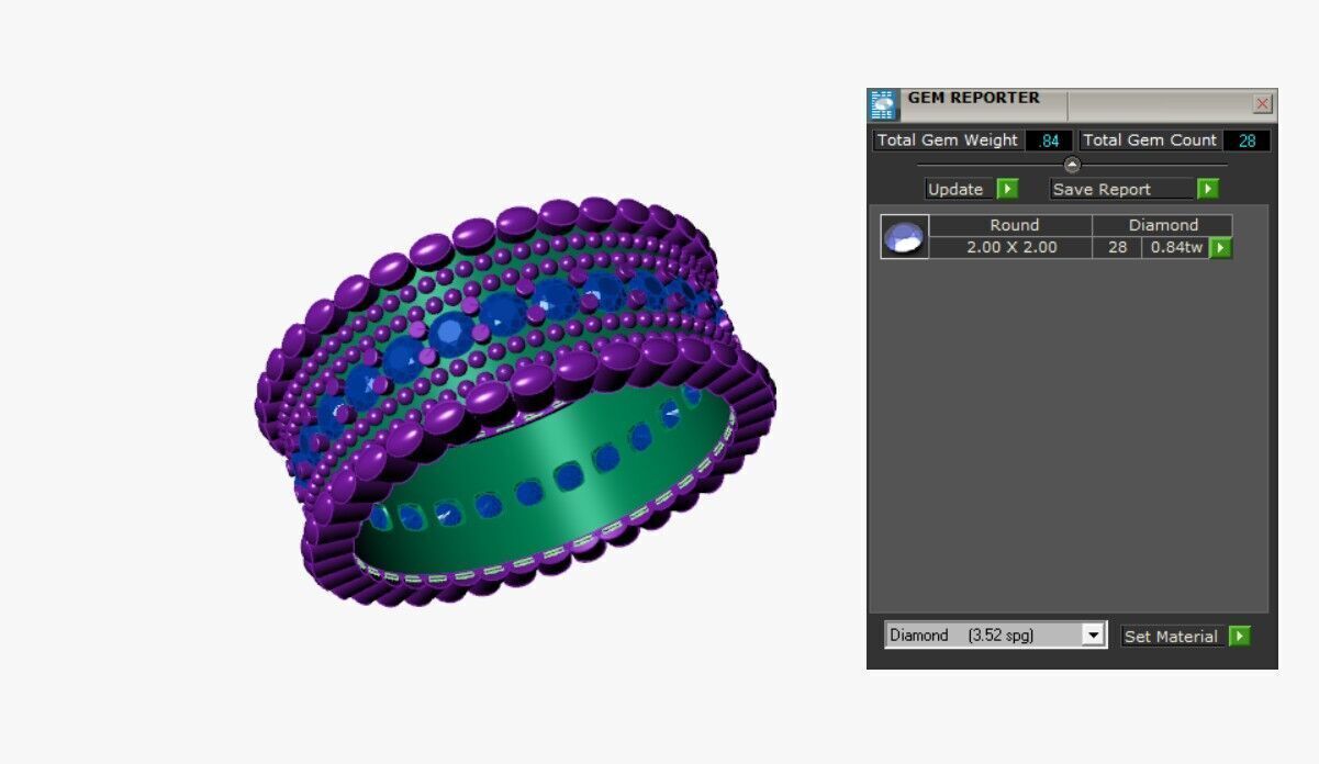 Filigree Rings 3D print model_3