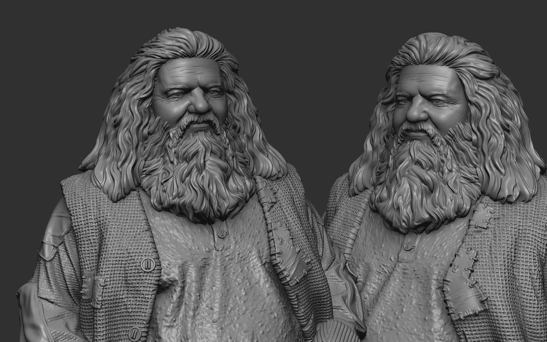 Rubeus Hagrid Print Ready 3D Model 3D print model 3D print model_5