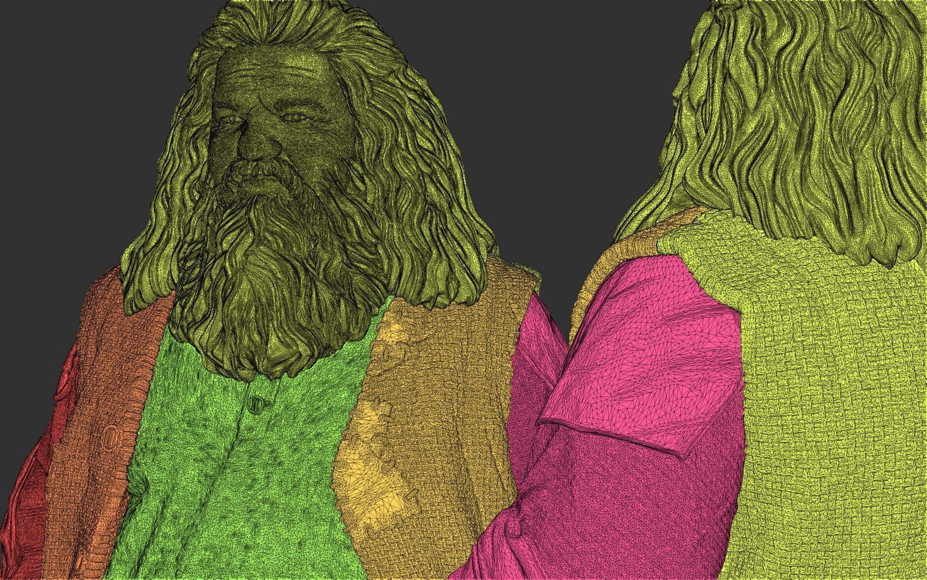 Rubeus Hagrid Print Ready 3D Model 3D print model 3D print model_3