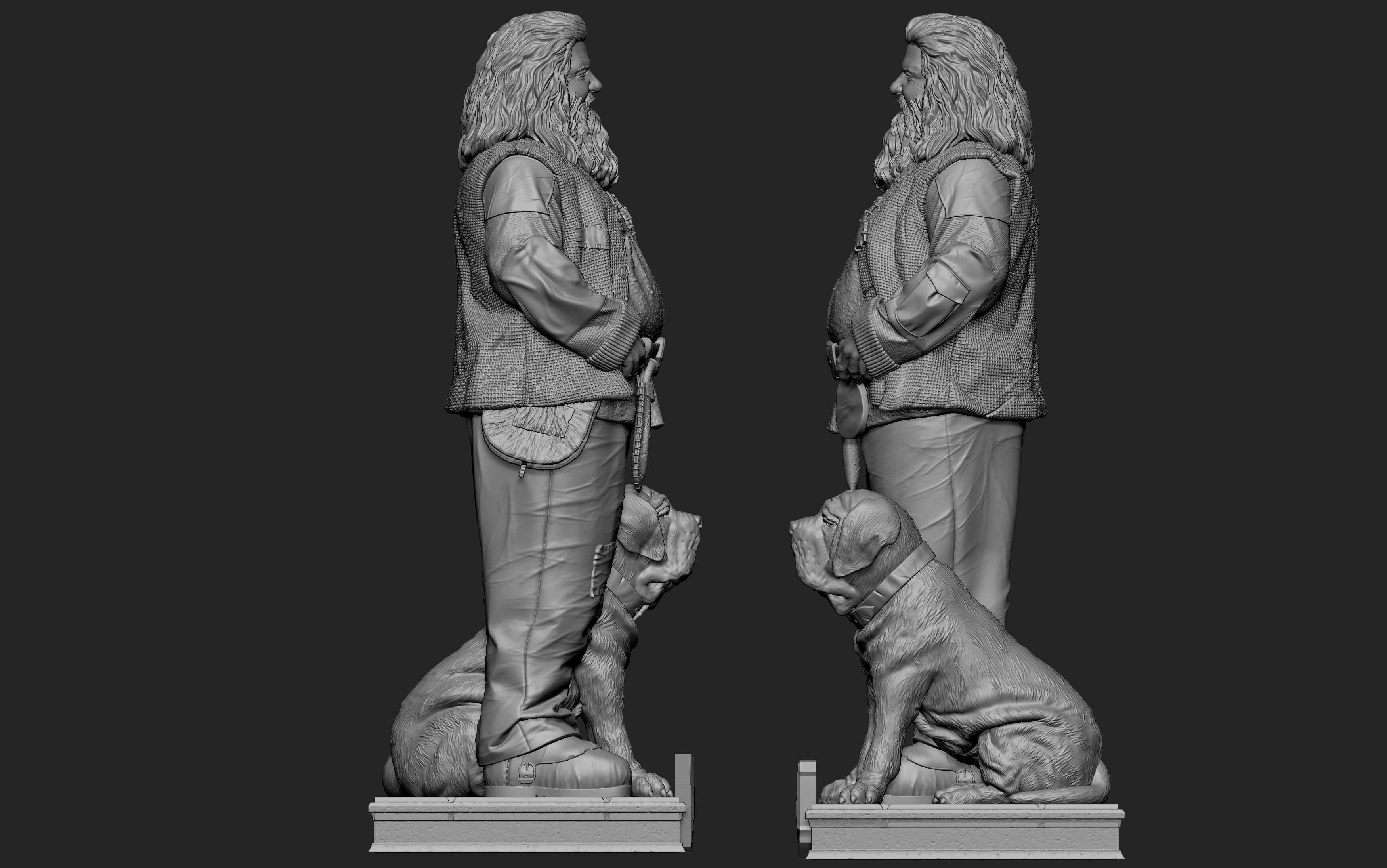 Rubeus Hagrid Print Ready 3D Model 3D print model 3D print model_1