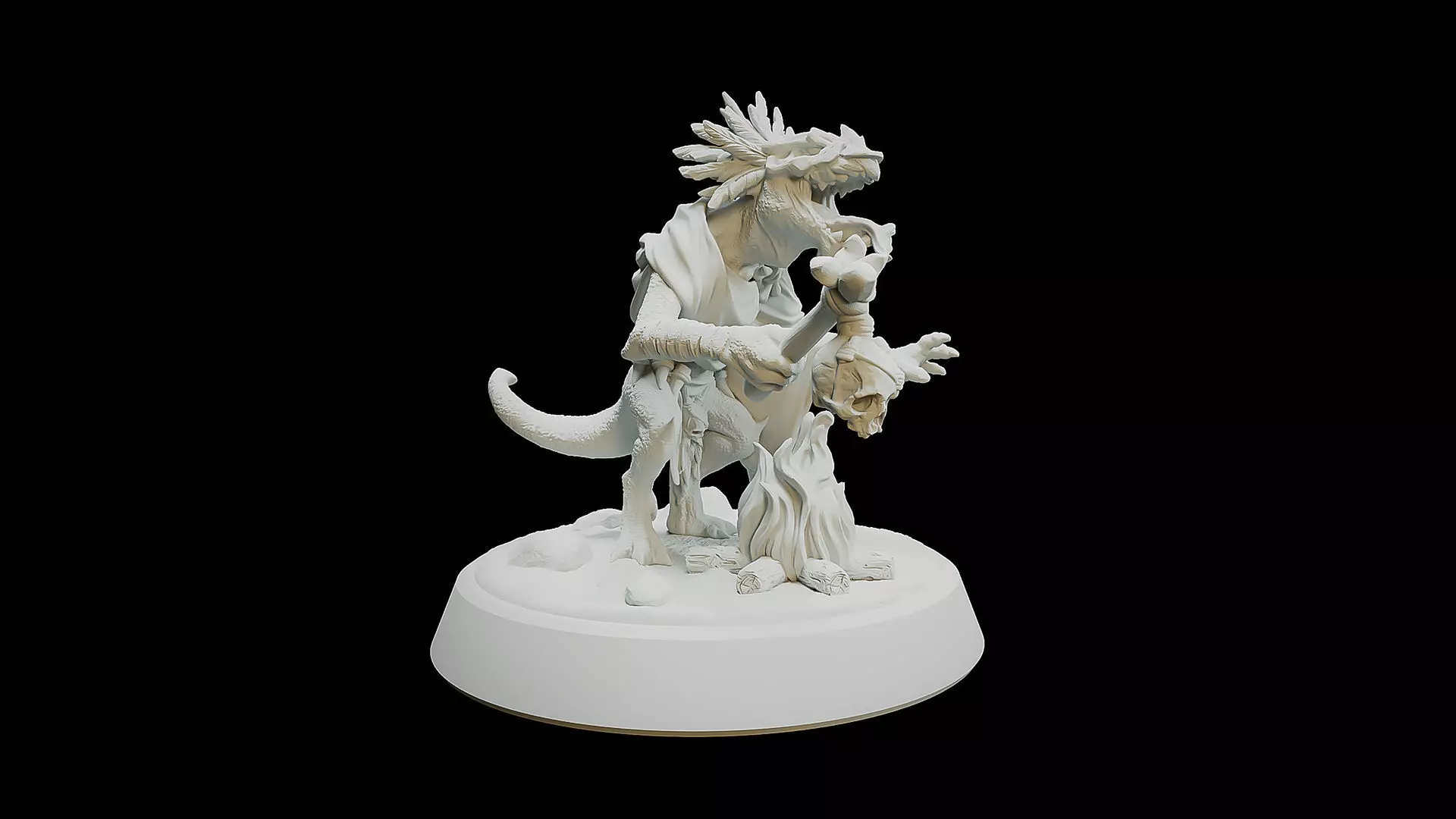 Kobold Shaman 3D print model_0