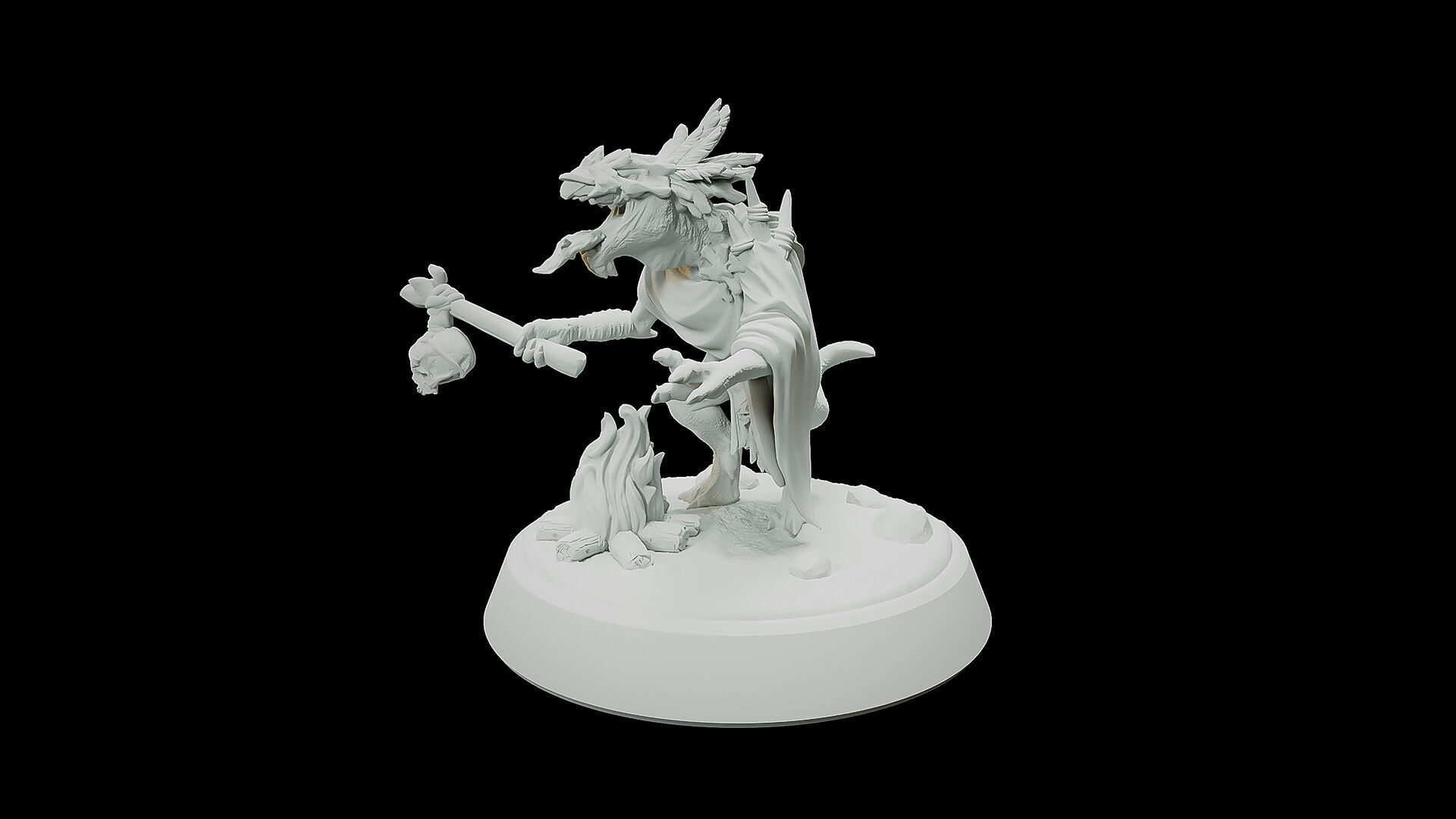 Kobold Shaman 3D print model_2