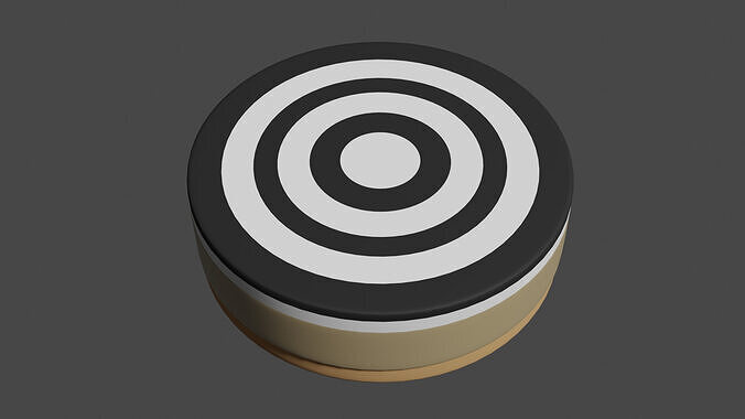 Traditional Japanese Archery Target -Mato- 3D model