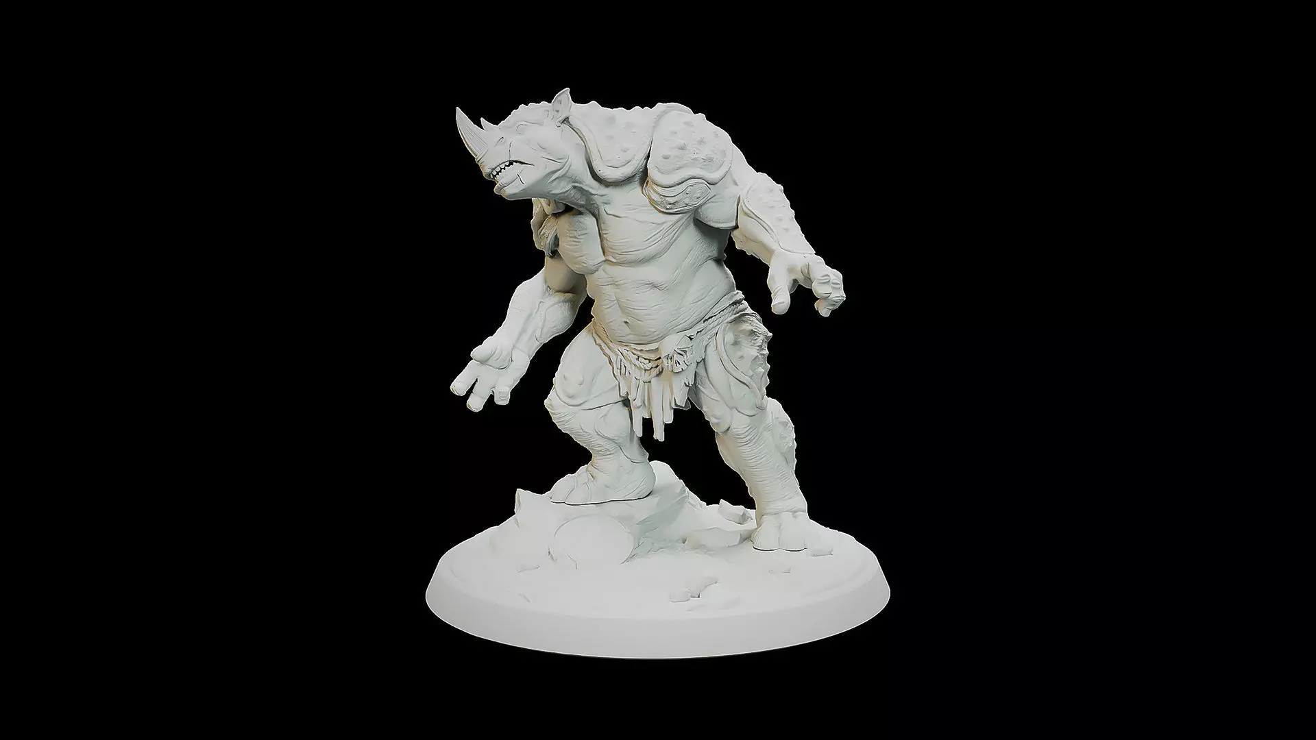 Wererhino 3D print model_0