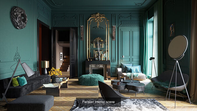 Cinema 4D and Corona Interiors Collection volume 4 3D Model Pack 6