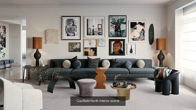 Cinema 4D and Corona Interiors Collection volume 4 3D Model Pack 7