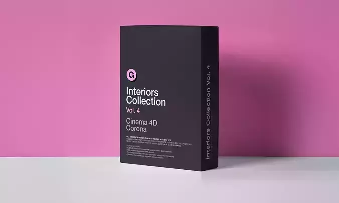 Cinema 4D and Corona Interiors Collection volume 4 