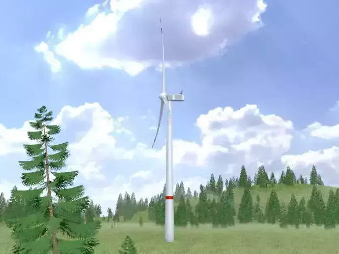 Wind turbine V1 H-138 DR 162 m