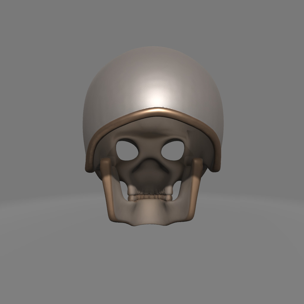 Venetian Skull Mask Ornate 3D Printable Design 3D print model_1