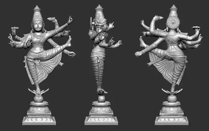 Vamana Ulagalantha Statue