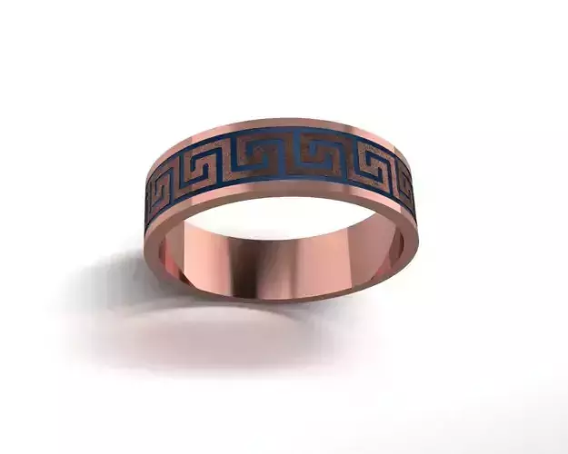 Stylish 3D Ring Model for Jewelry Making And printing Code R11