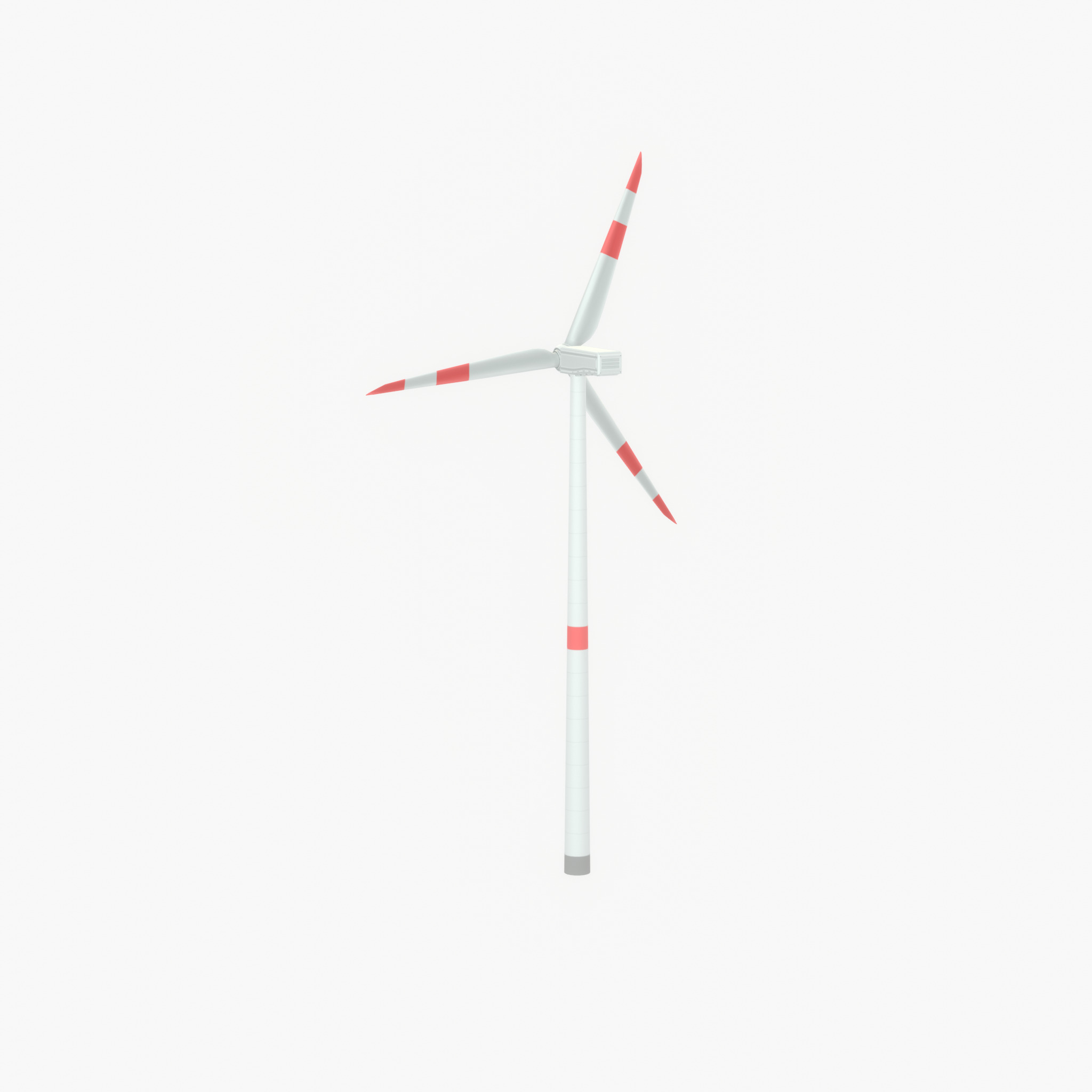 Wind turbine N1 H-150 RD 148 m Low-poly 3D model_51