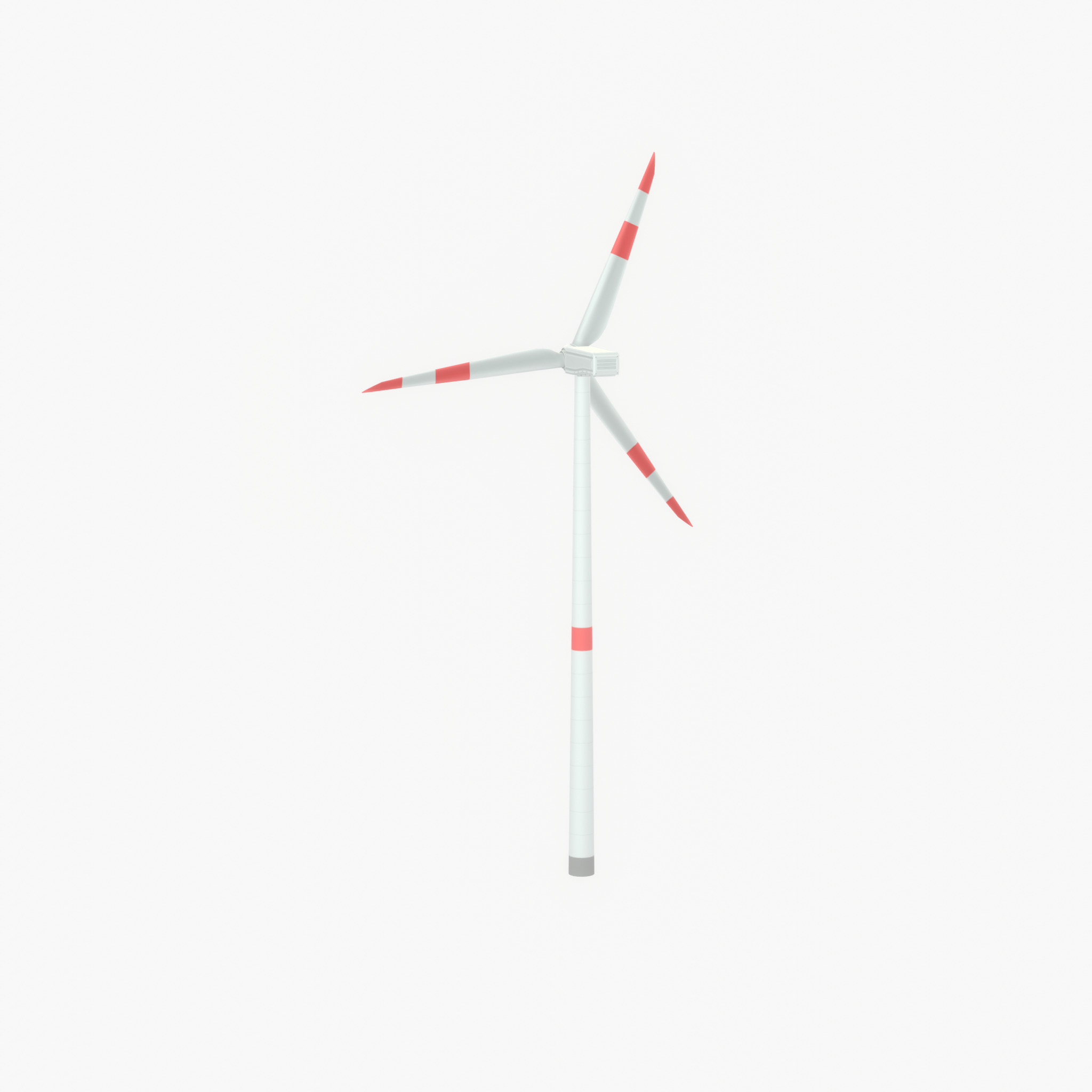 Wind turbine N1 H-150 RD 148 m Low-poly 3D model_36