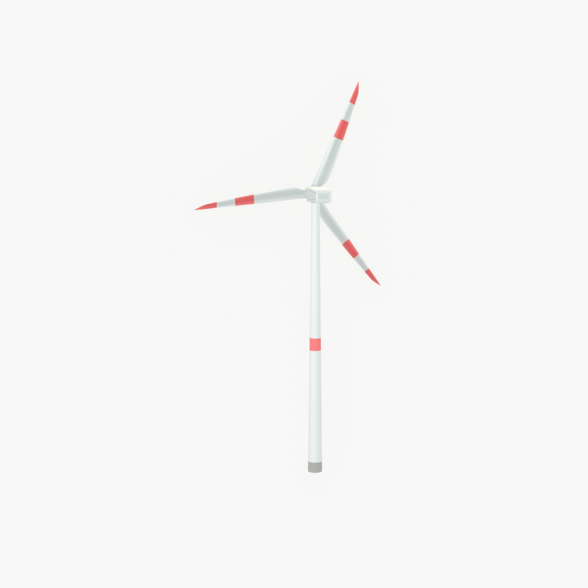 Wind turbine N1 H-150 RD 148 m Low-poly 3D model_49